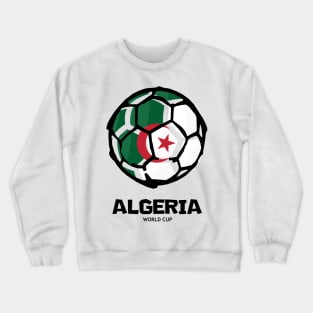 Algeria Football Country Flag Crewneck Sweatshirt